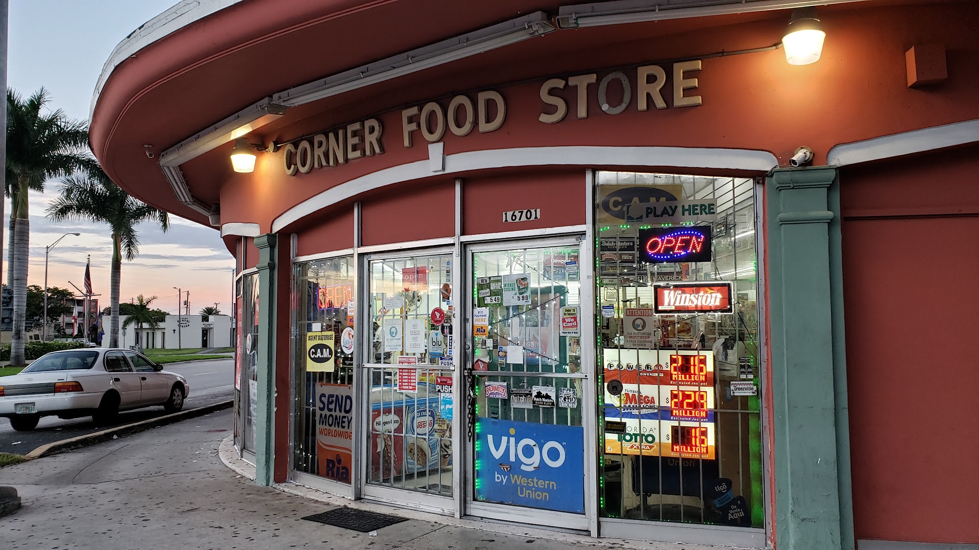 Corner food store