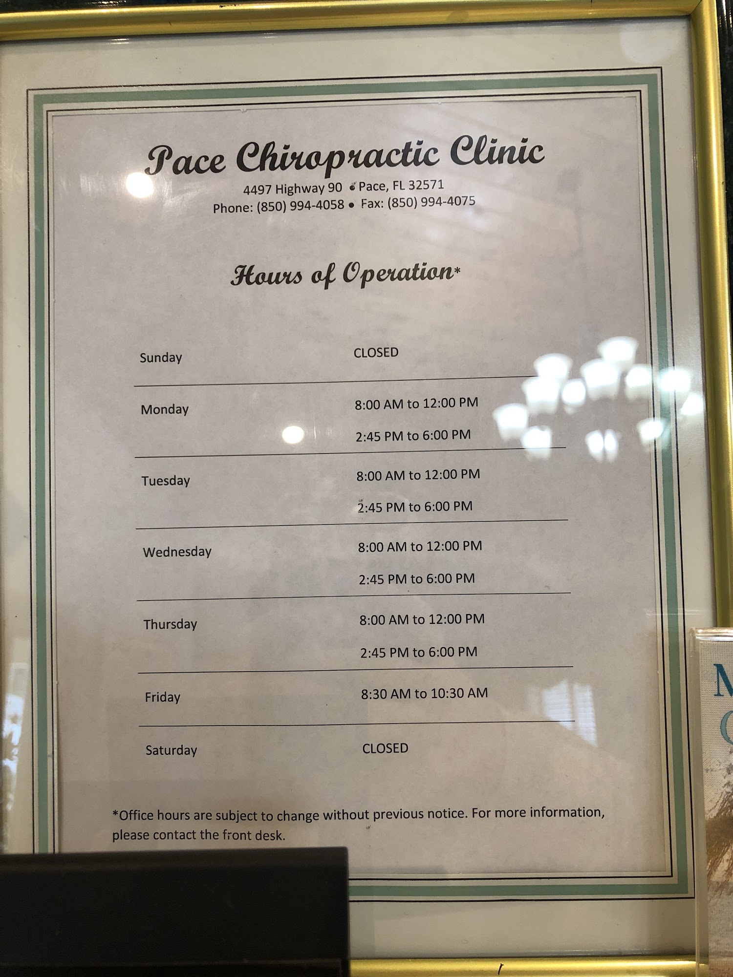 Pace Chiropractic Clinic
