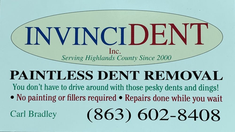Invincident Paintless Dent Removal & Dent Repair