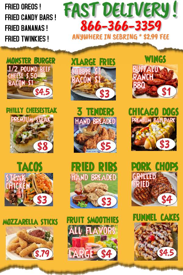 Shooters Sports Bar & Grill Menu