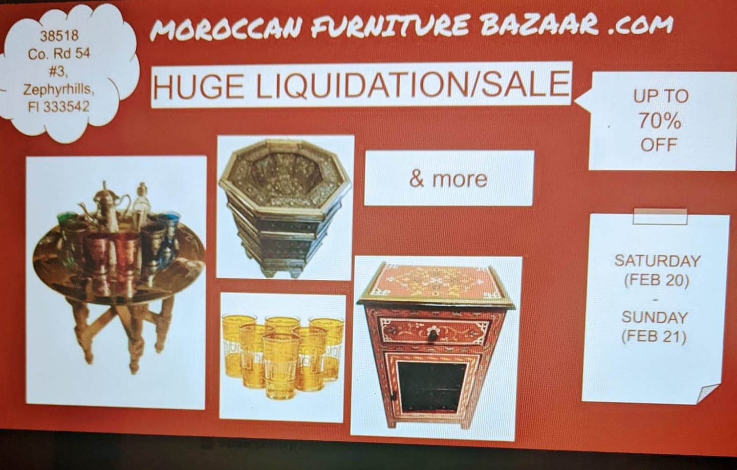Moroccan Furniture Bazaar LLC