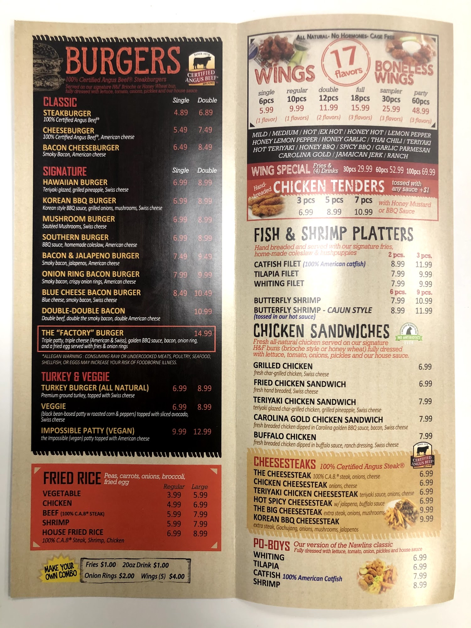 Wnb Factory Wings Burgers Tenders - by1g1ts