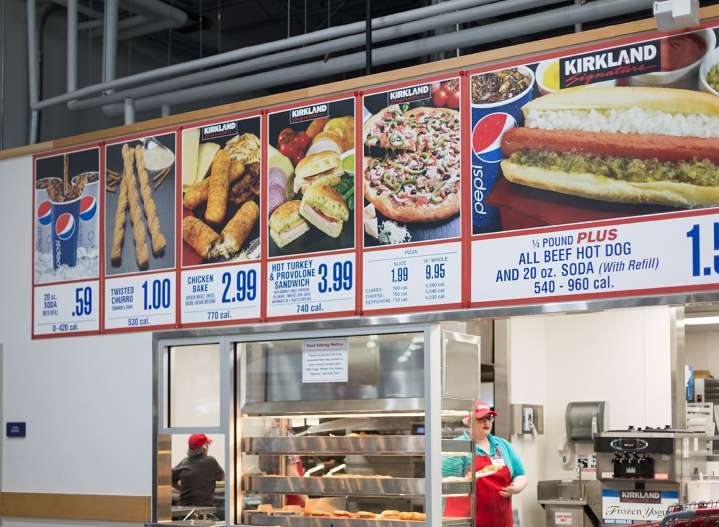 Costco Food Court Menu