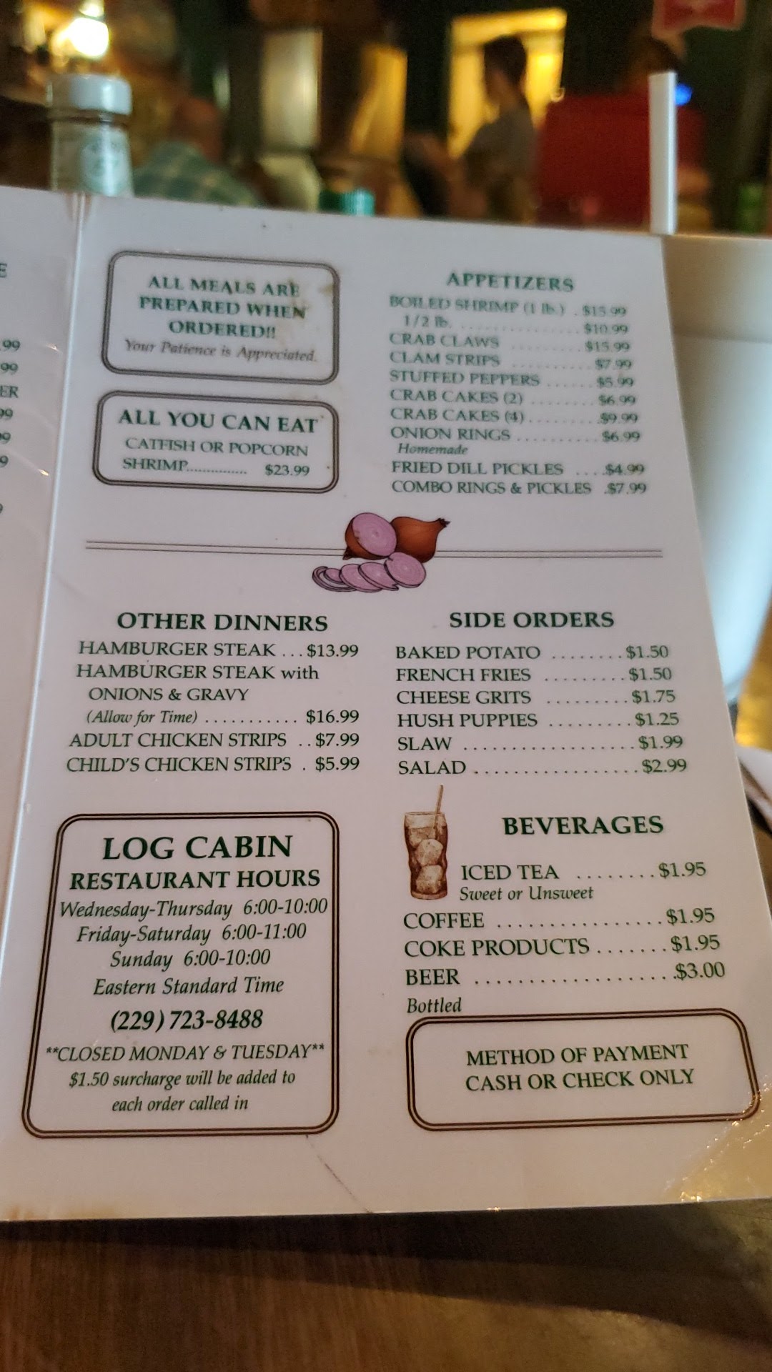 Log cabin restaurant blakely menu reviews 155 photos 30
