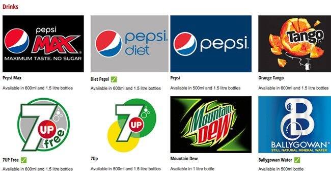 Papa Johns Pizza Menu