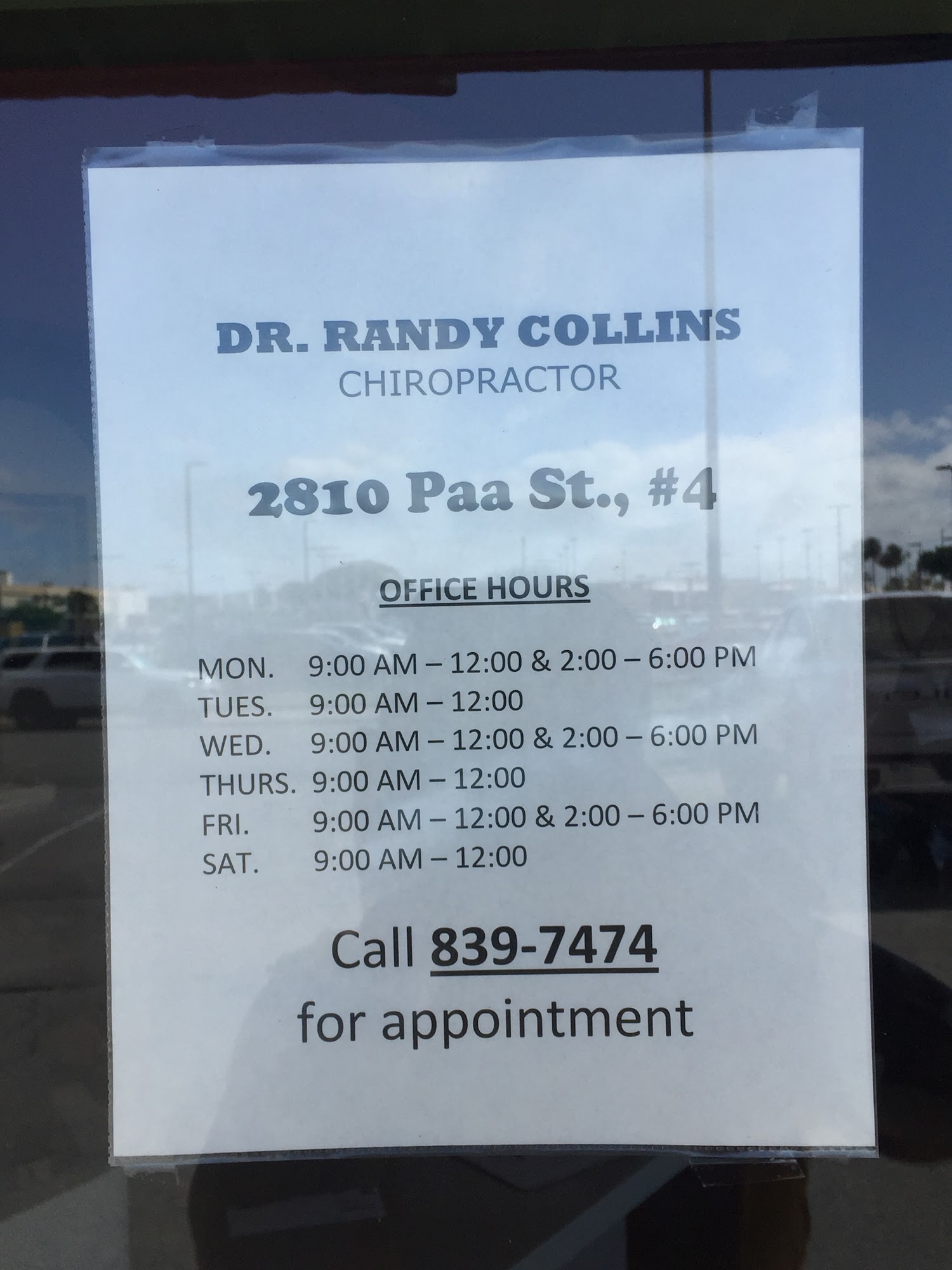 Randy R. Collins, D.C., Inc