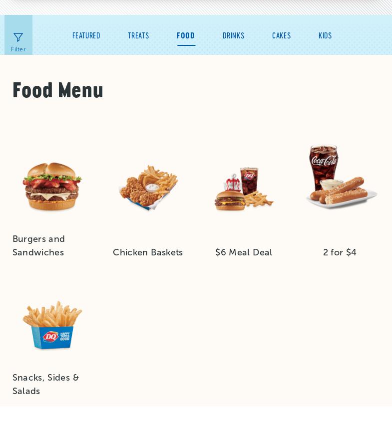 Dairy Queen (Treat) Menu