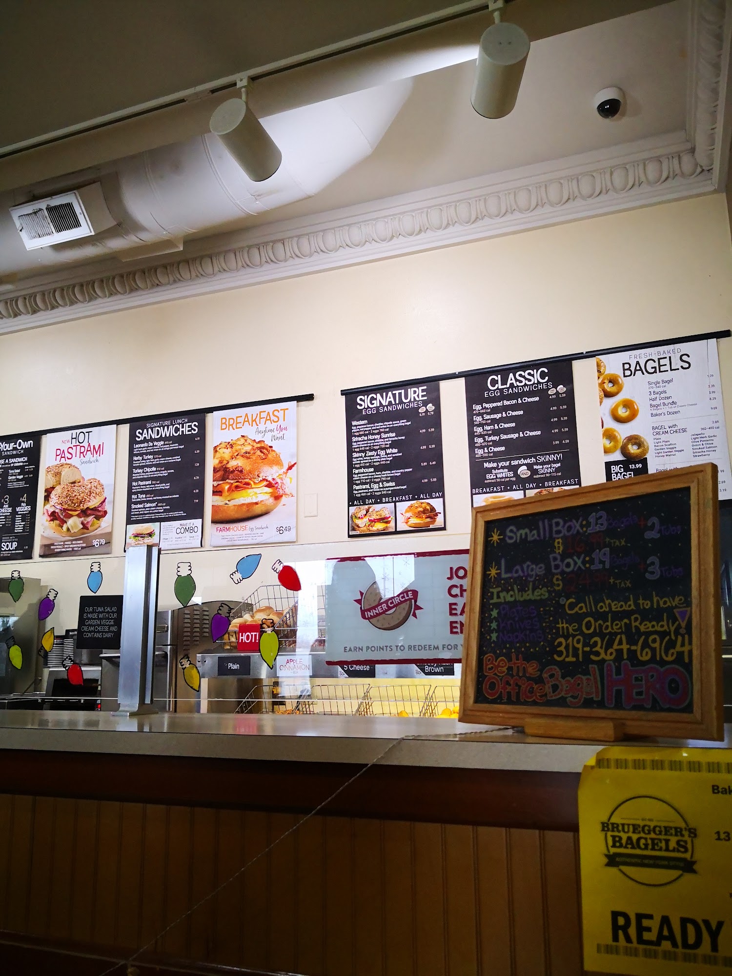 Bruegger's Bagels Menu