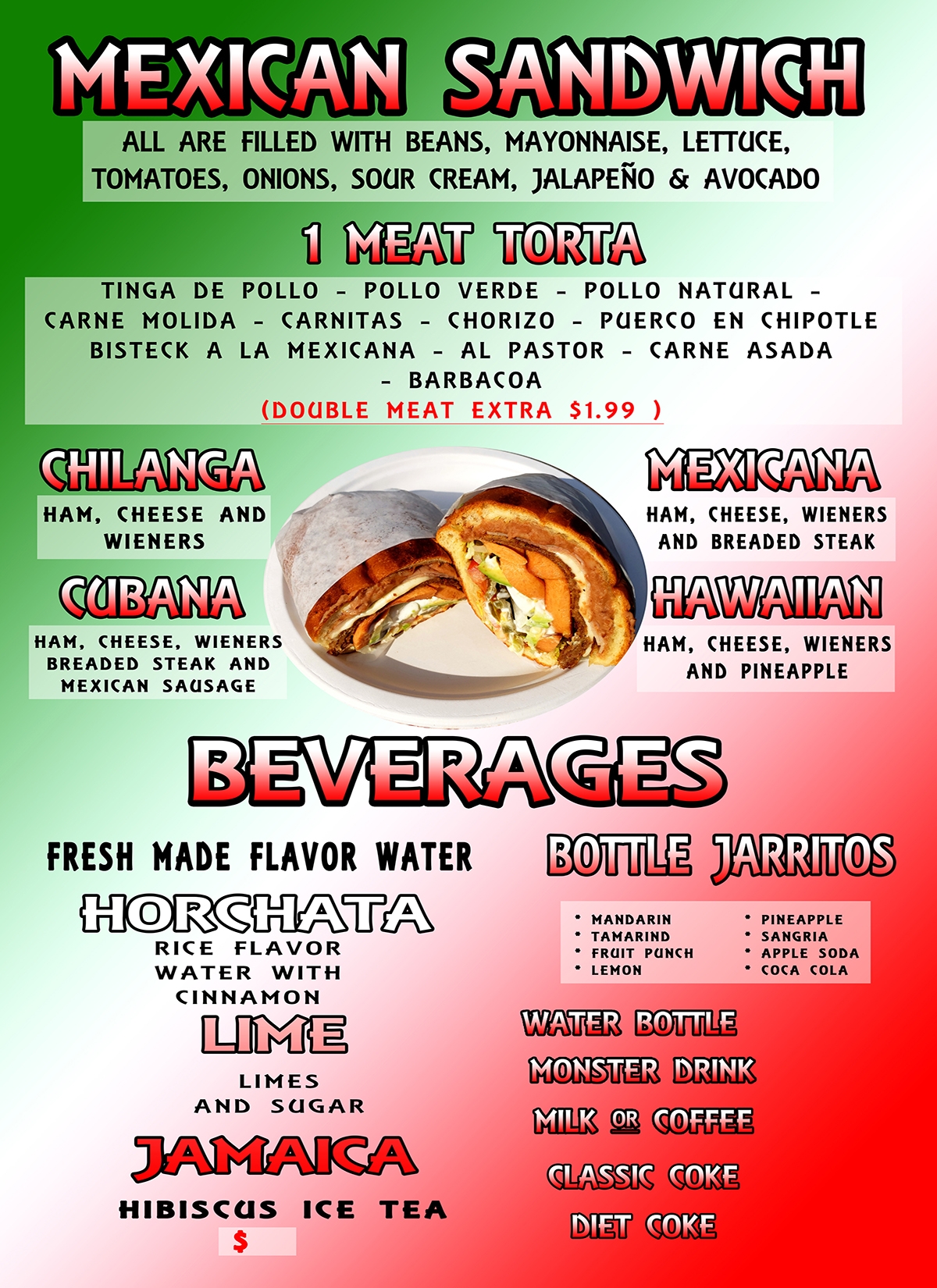 Mr.Pete's Mexican Grill Menu