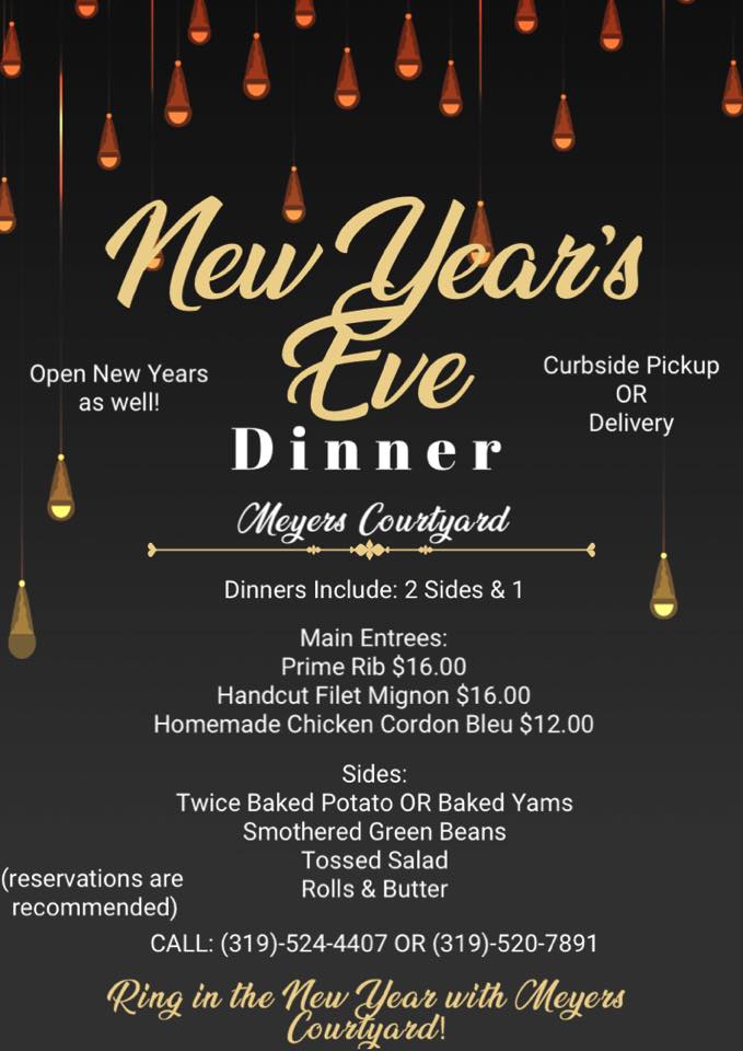 Meyers Courtyard Menu