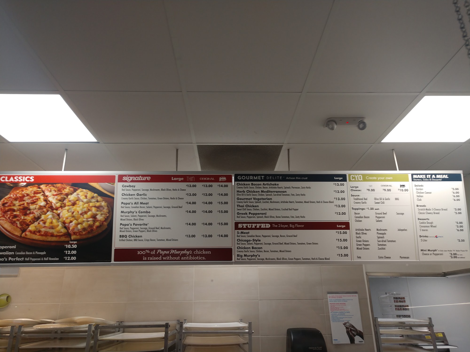 Papa Murphy's | Take 'N' Bake Pizza Menu