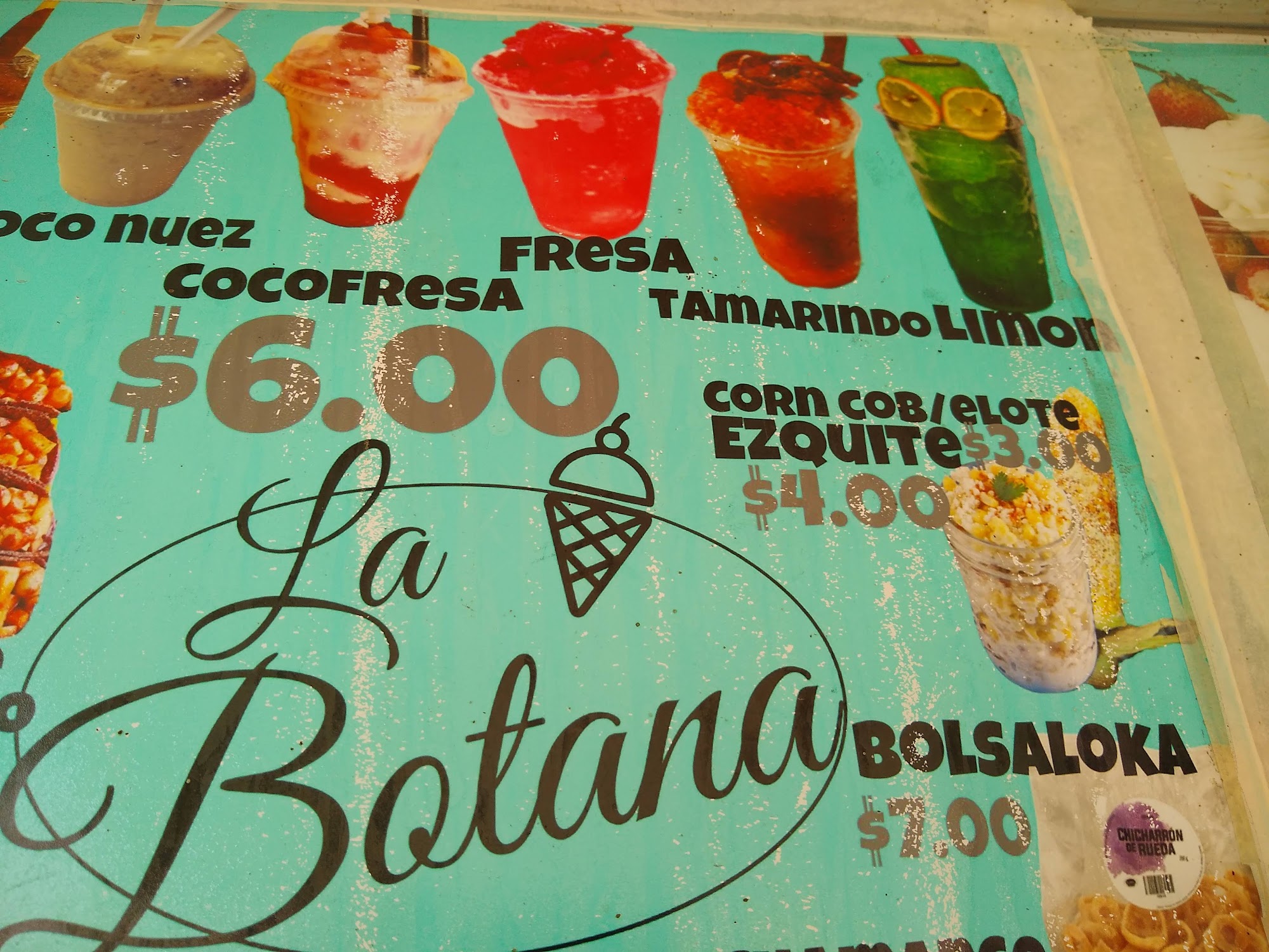 La Botana | Ice Parlor & Crepes Wendell Menu