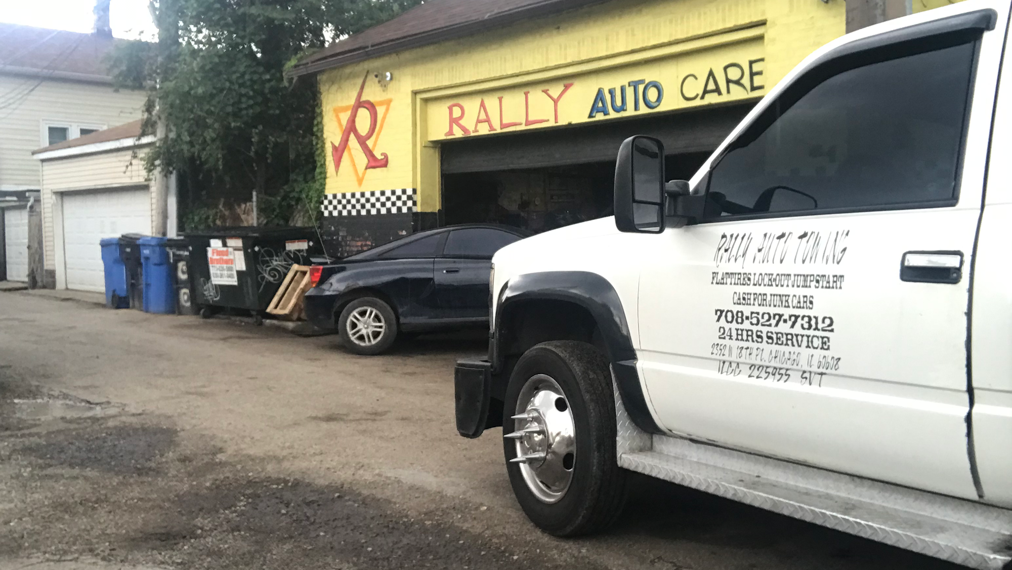Rally auto towing