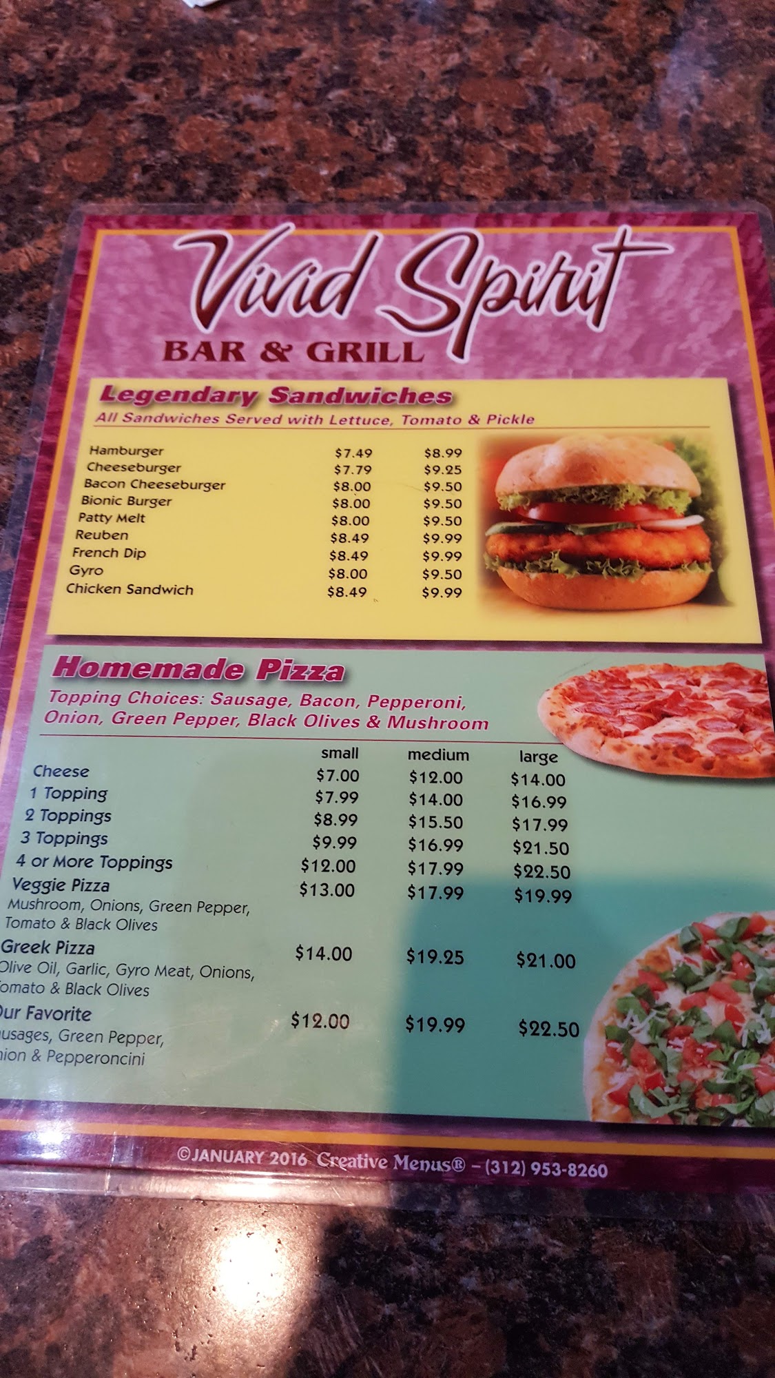 Pete's Restaurant & Pancake Menu