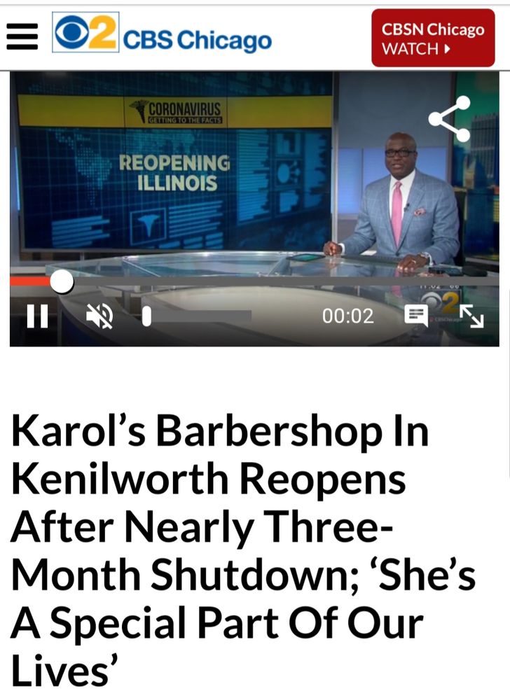 Karol's Barbershop 511 Park Dr #3, Kenilworth Illinois 60043