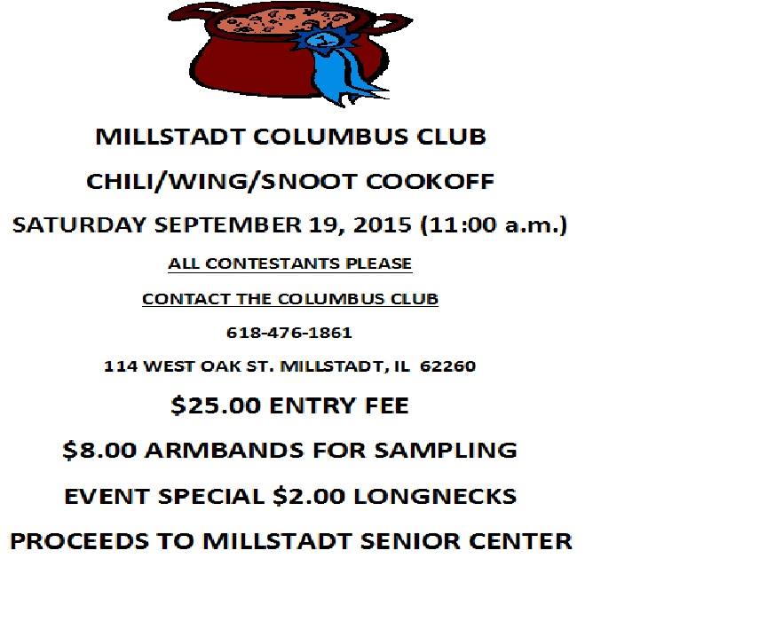 Columbus Club Menu