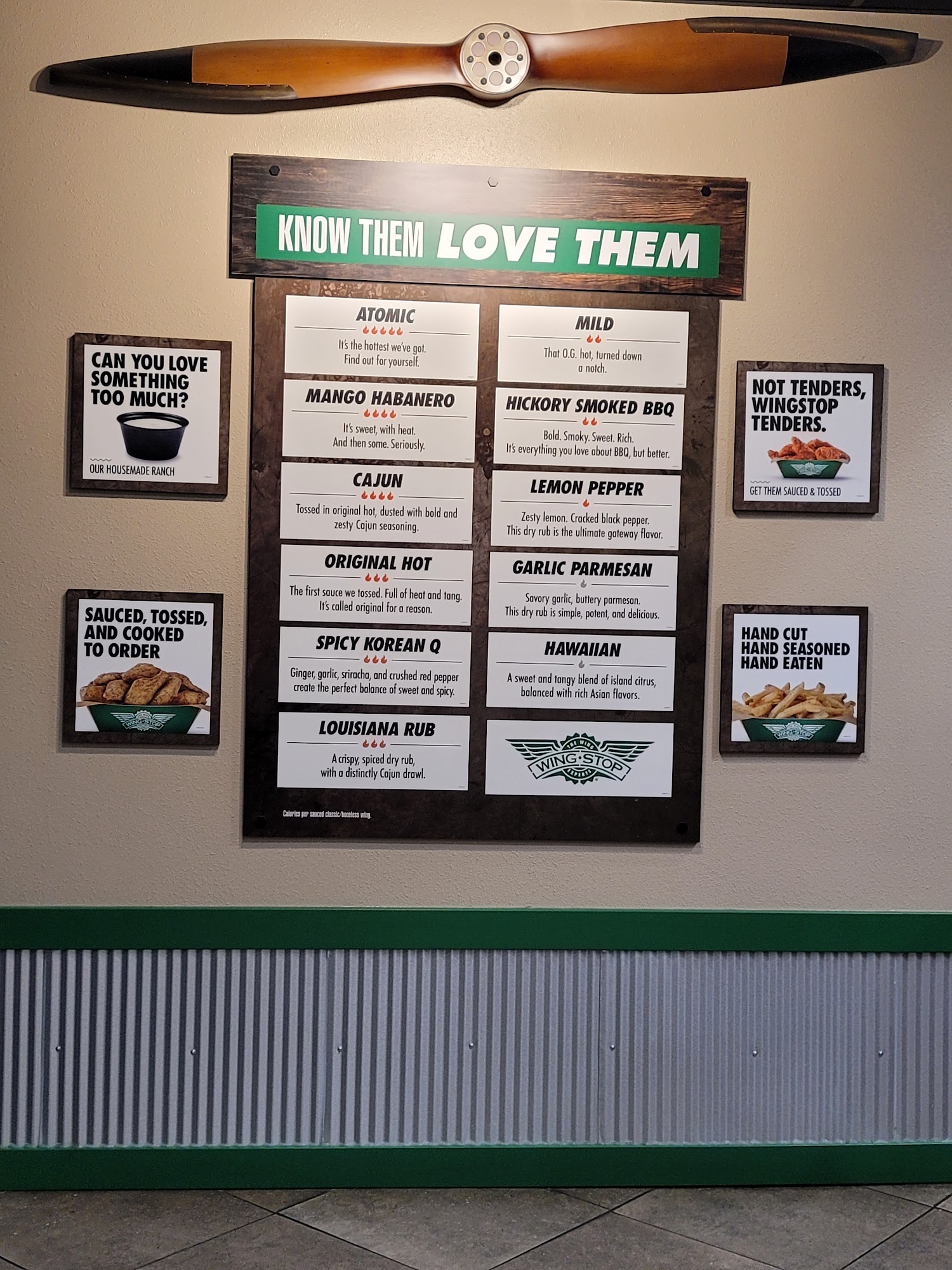 Wingstop Menu