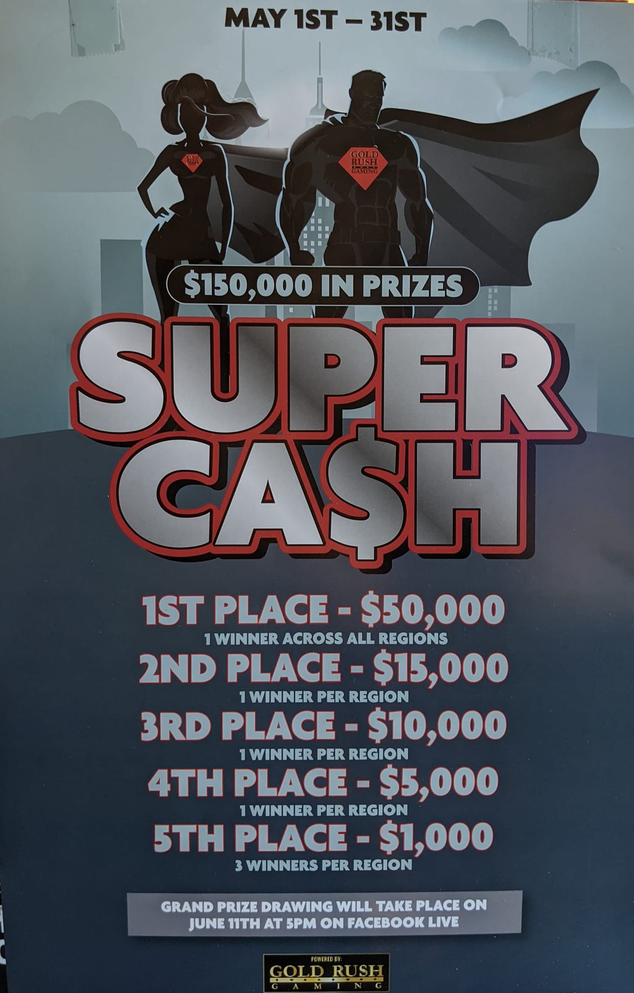 Lucky Jack's Gaming Menu