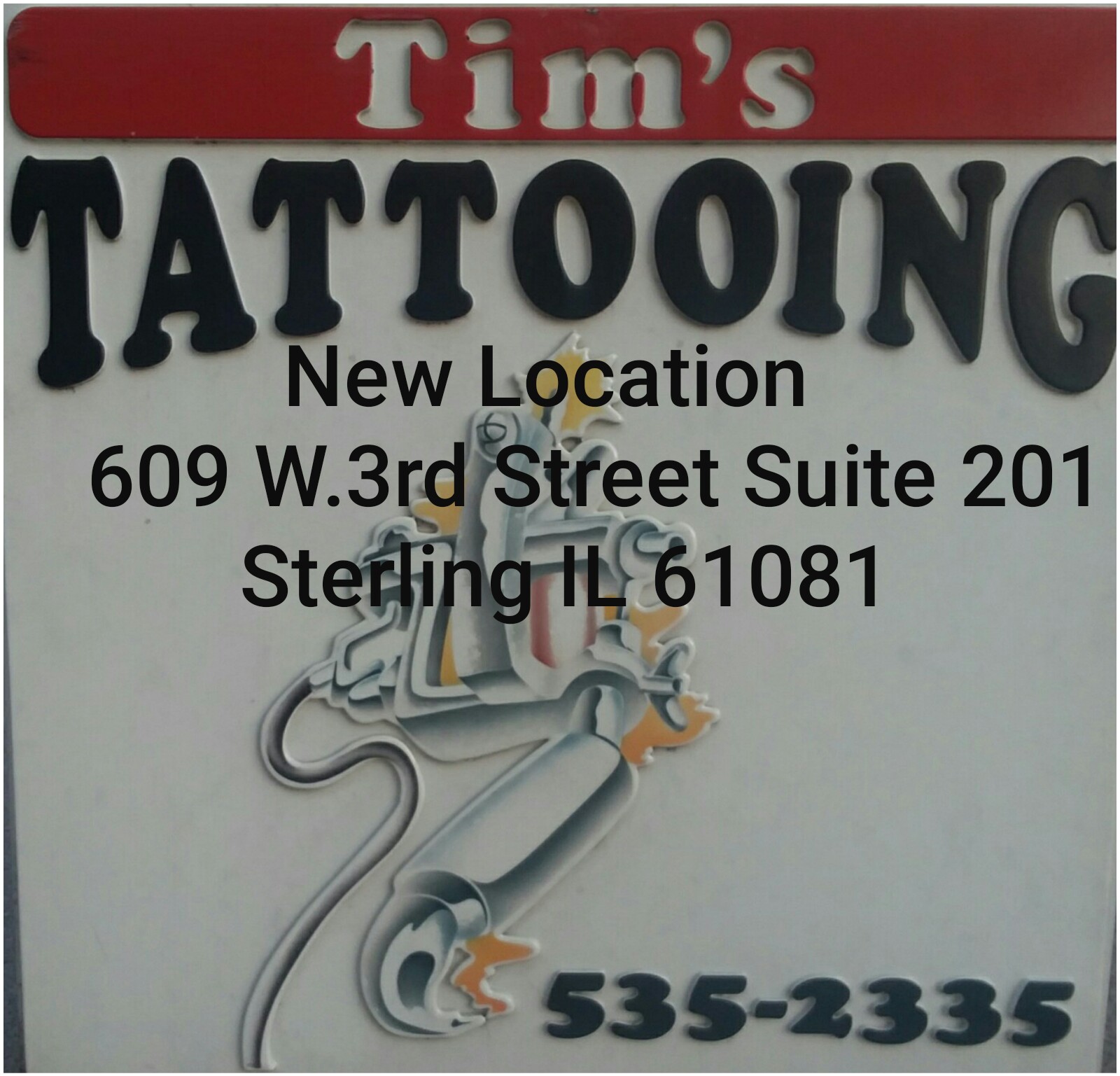Tims Professional Tattooing 609 W 3rd St Suite 201, Sterling Illinois 61081