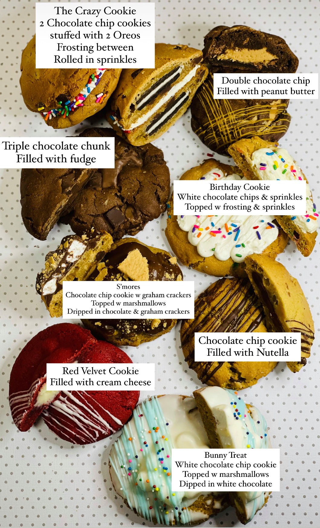 Sweet Retreat Cake Boutique Menu