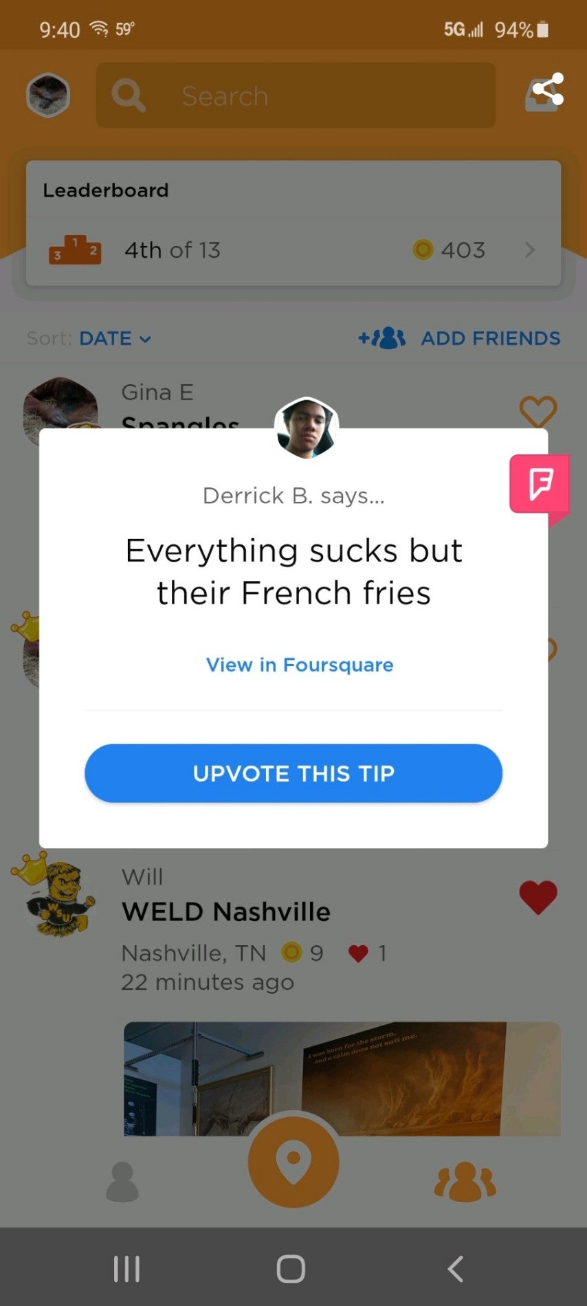 Photo credit: Foursquare