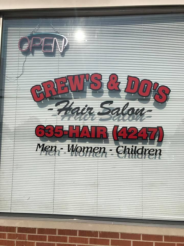Crews and Dews hair salon
