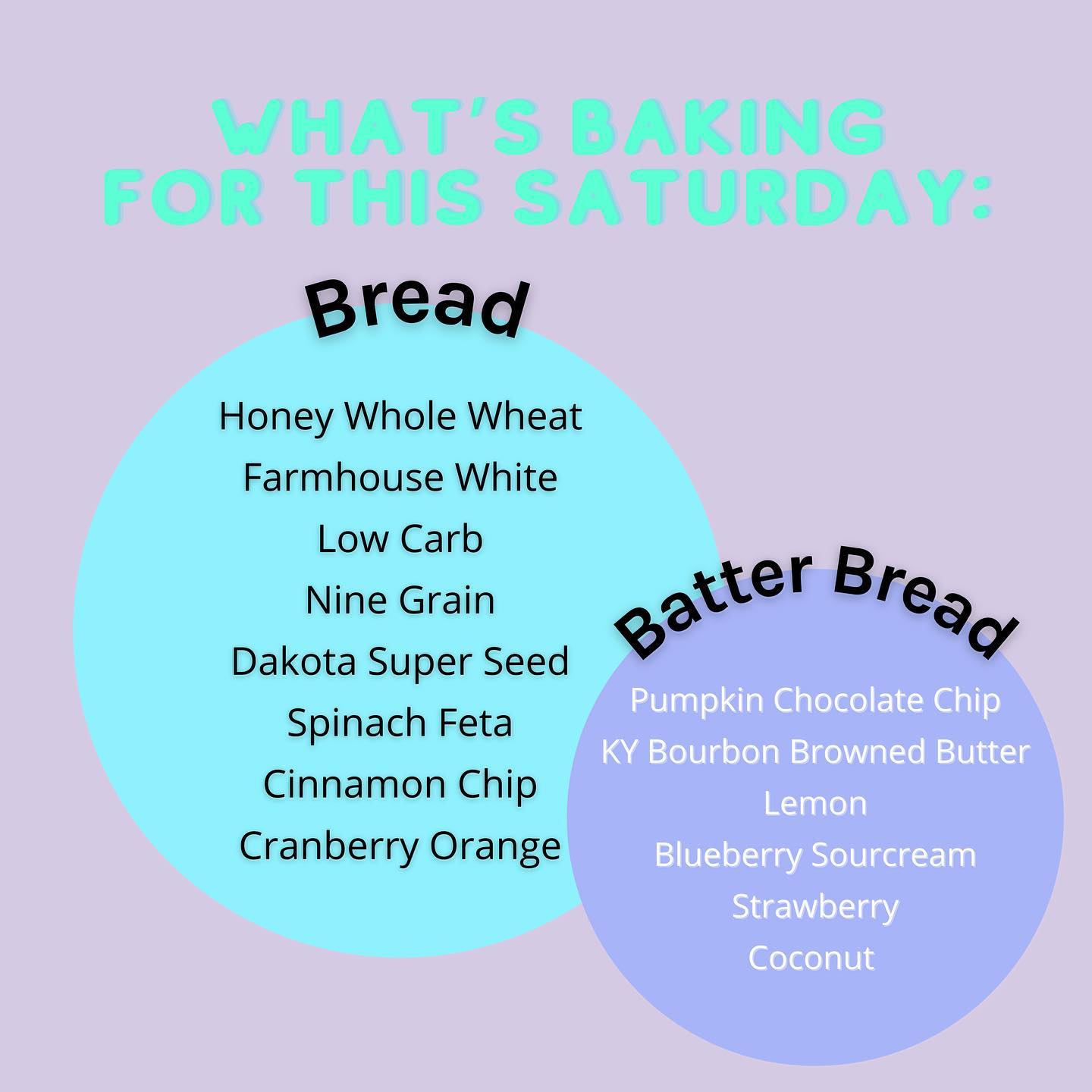 Wildflour Bakehouse Menu