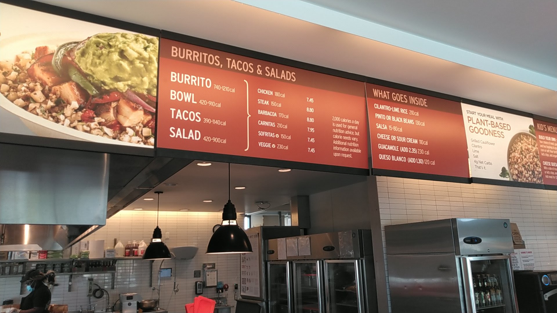 Chipotle Mexican Grill Menu