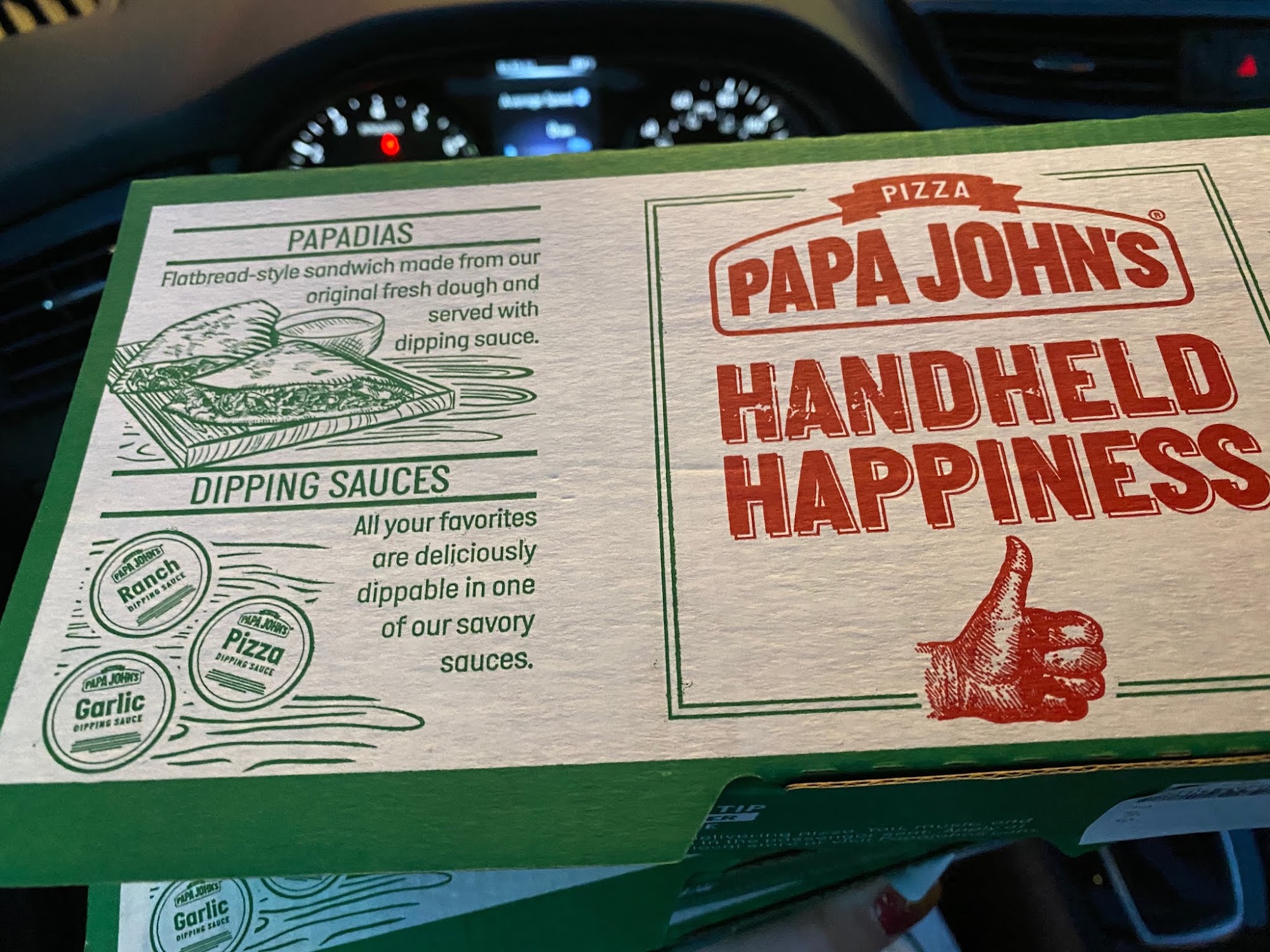 Papa Johns Pizza Menu