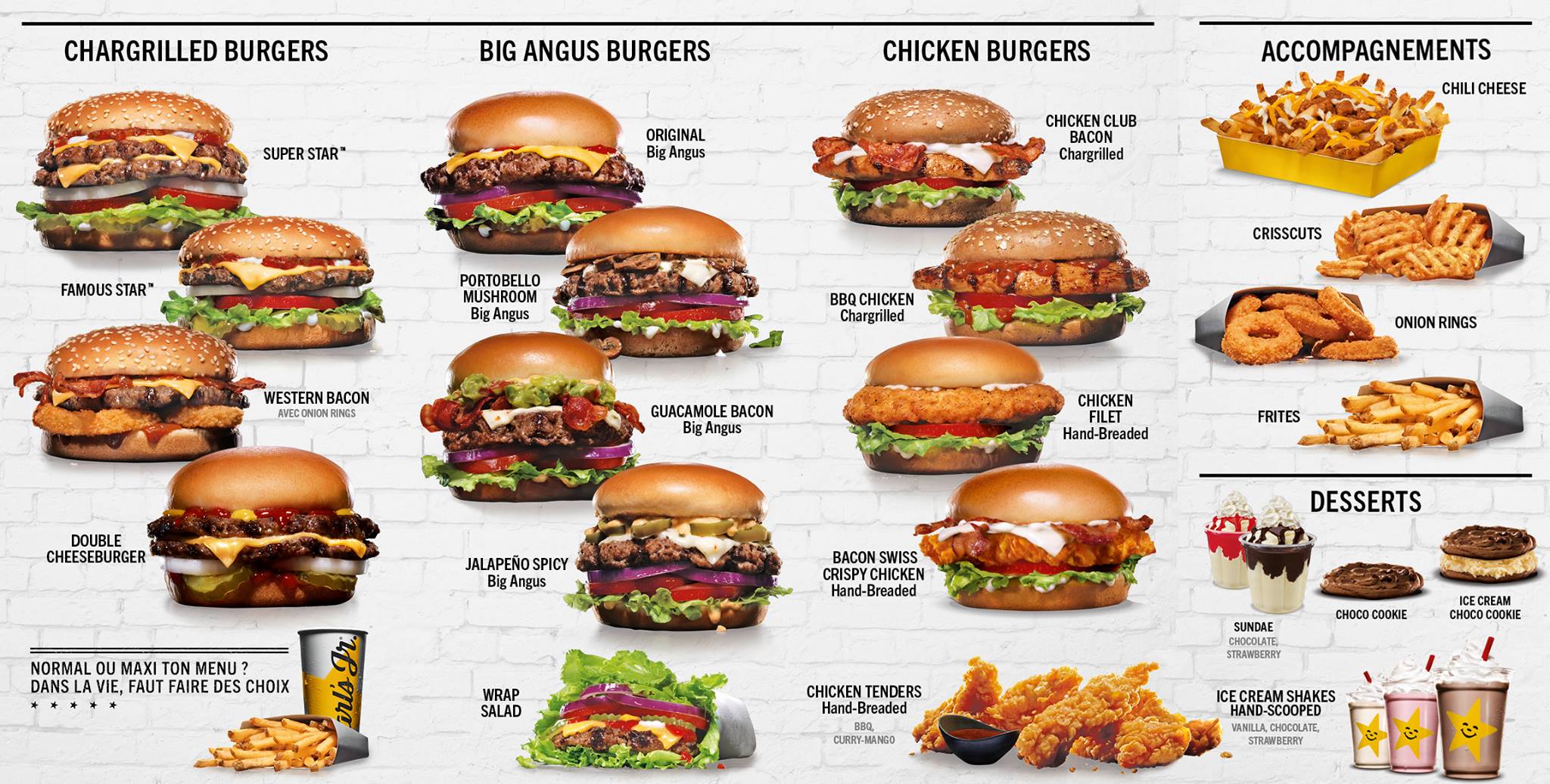 Carl’s Jr Menu