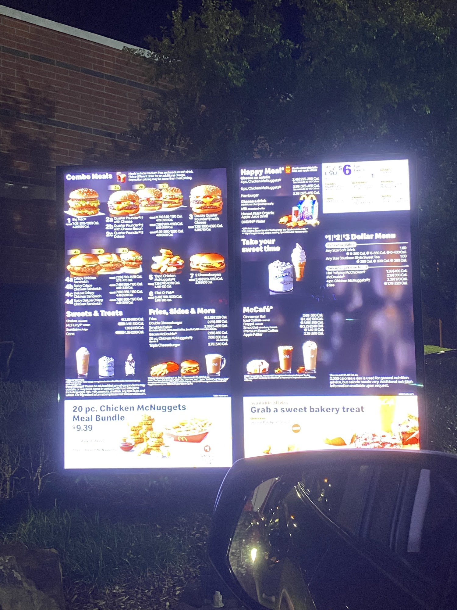 McDonald's Menu