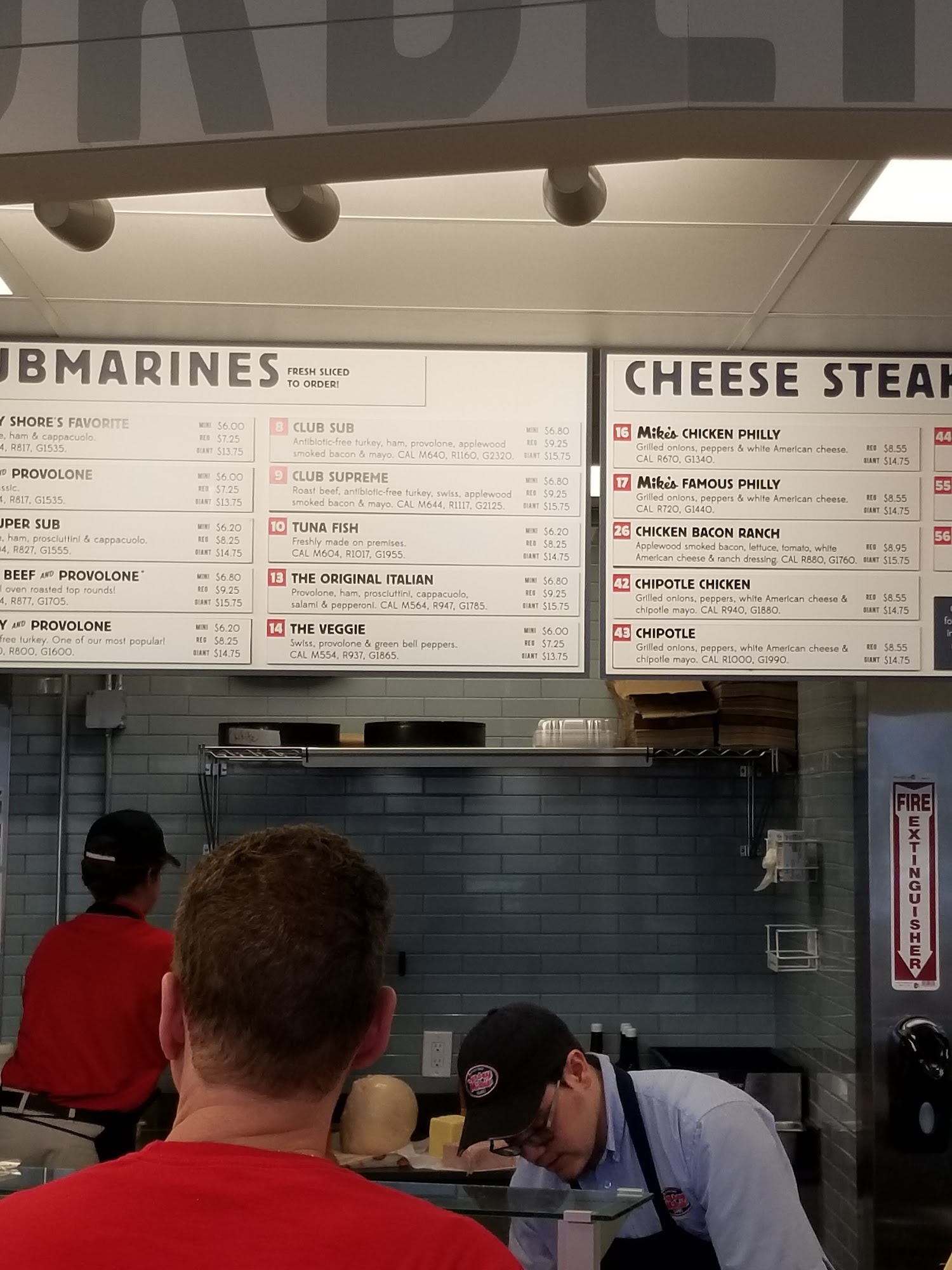 Jersey Mike's Subs Menu