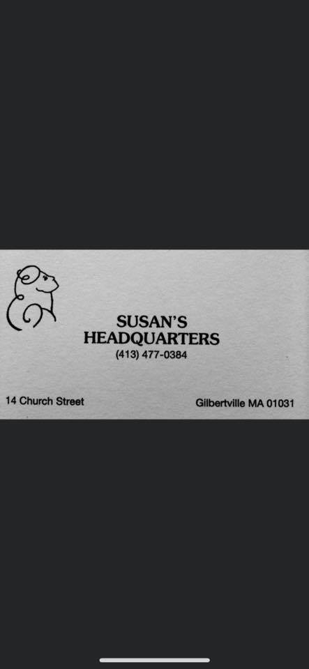 Susan's Headquarters 14 Church St, Gilbertville Massachusetts 01031