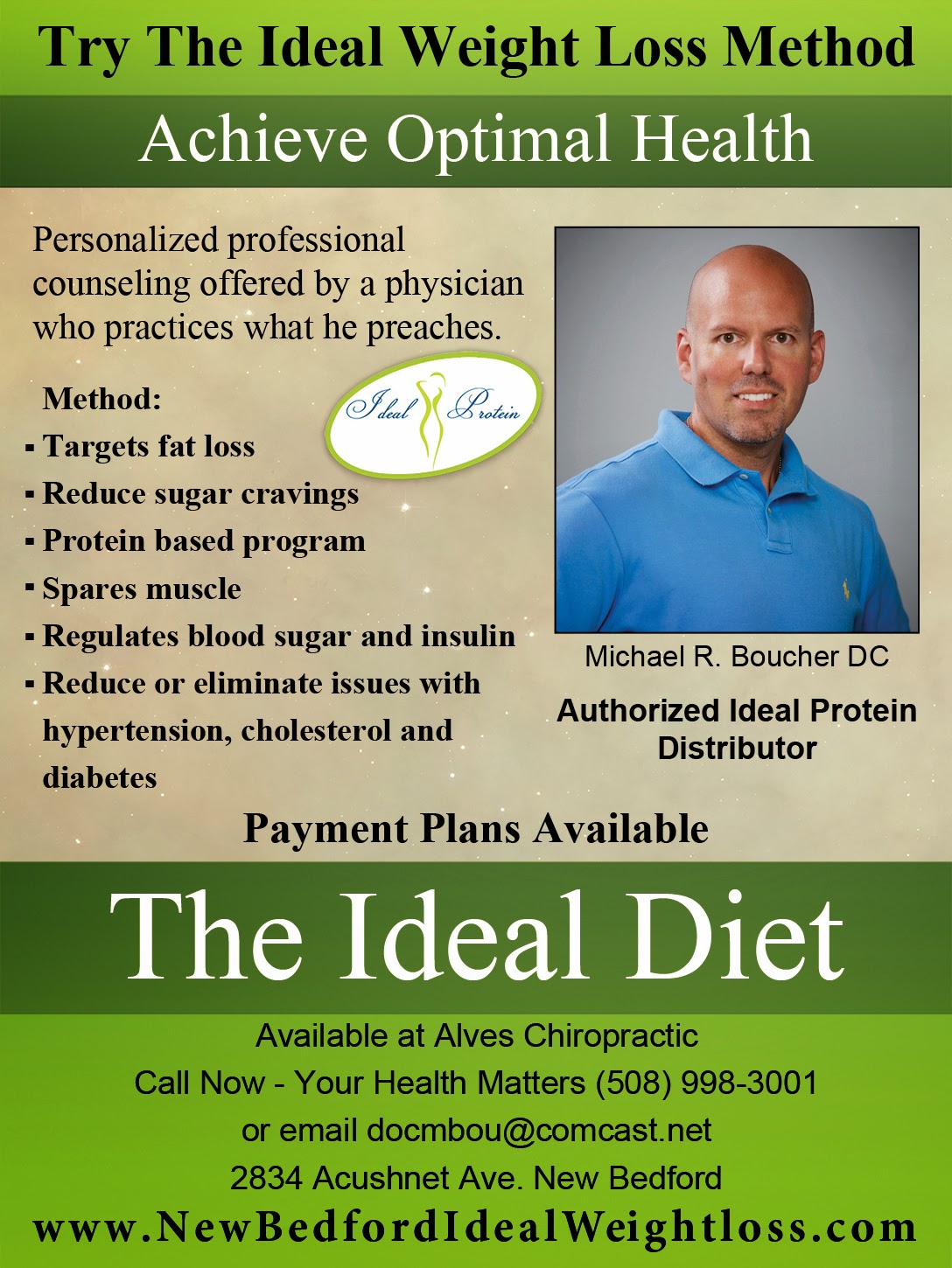 Ideal Protein New Bedford/Alves Chiropractic:Dr. Michael Boucher