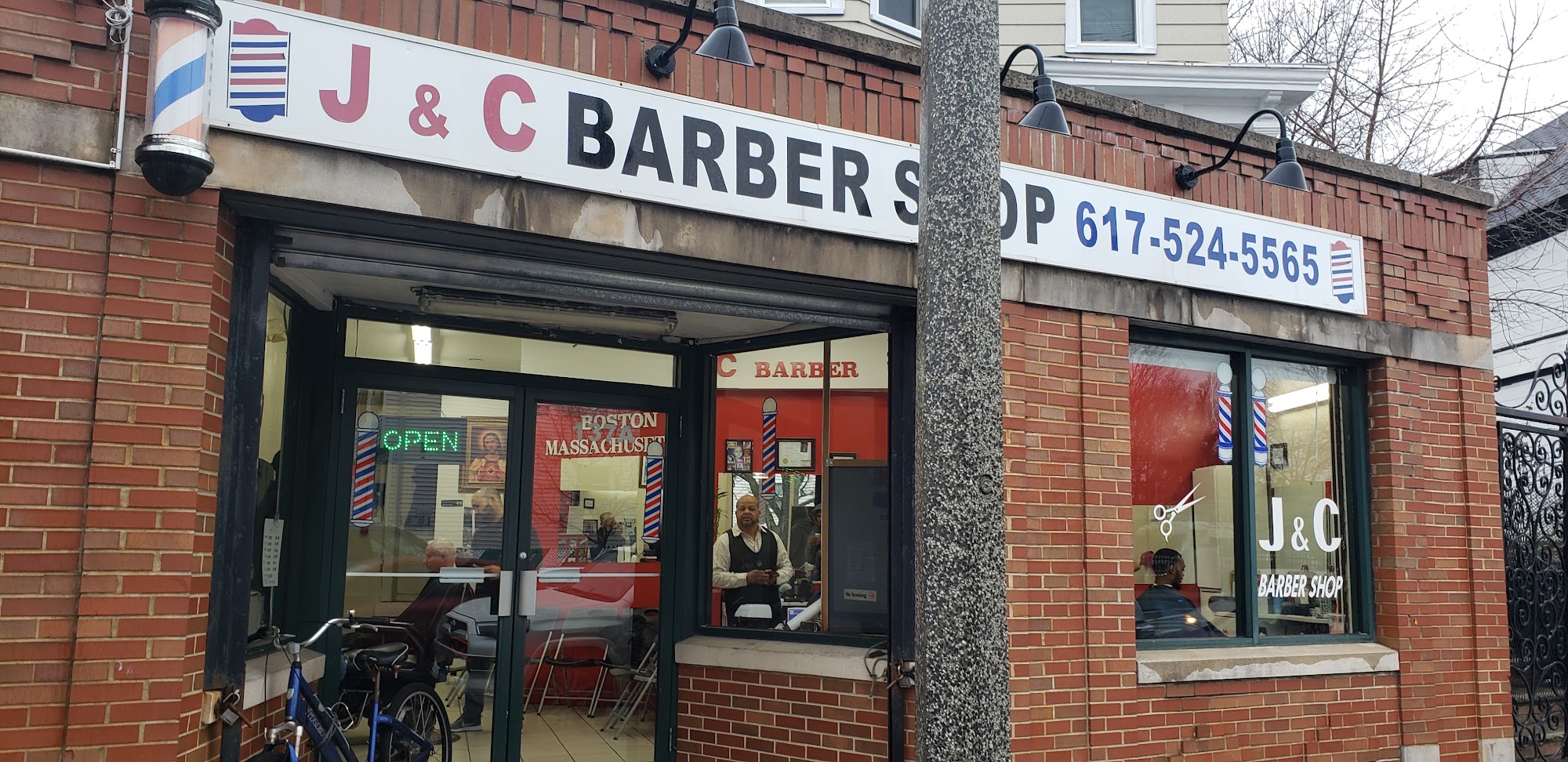 J & C Barber Shop 137 Blue Hill Avenue # A, Roxbury Massachusetts 02119
