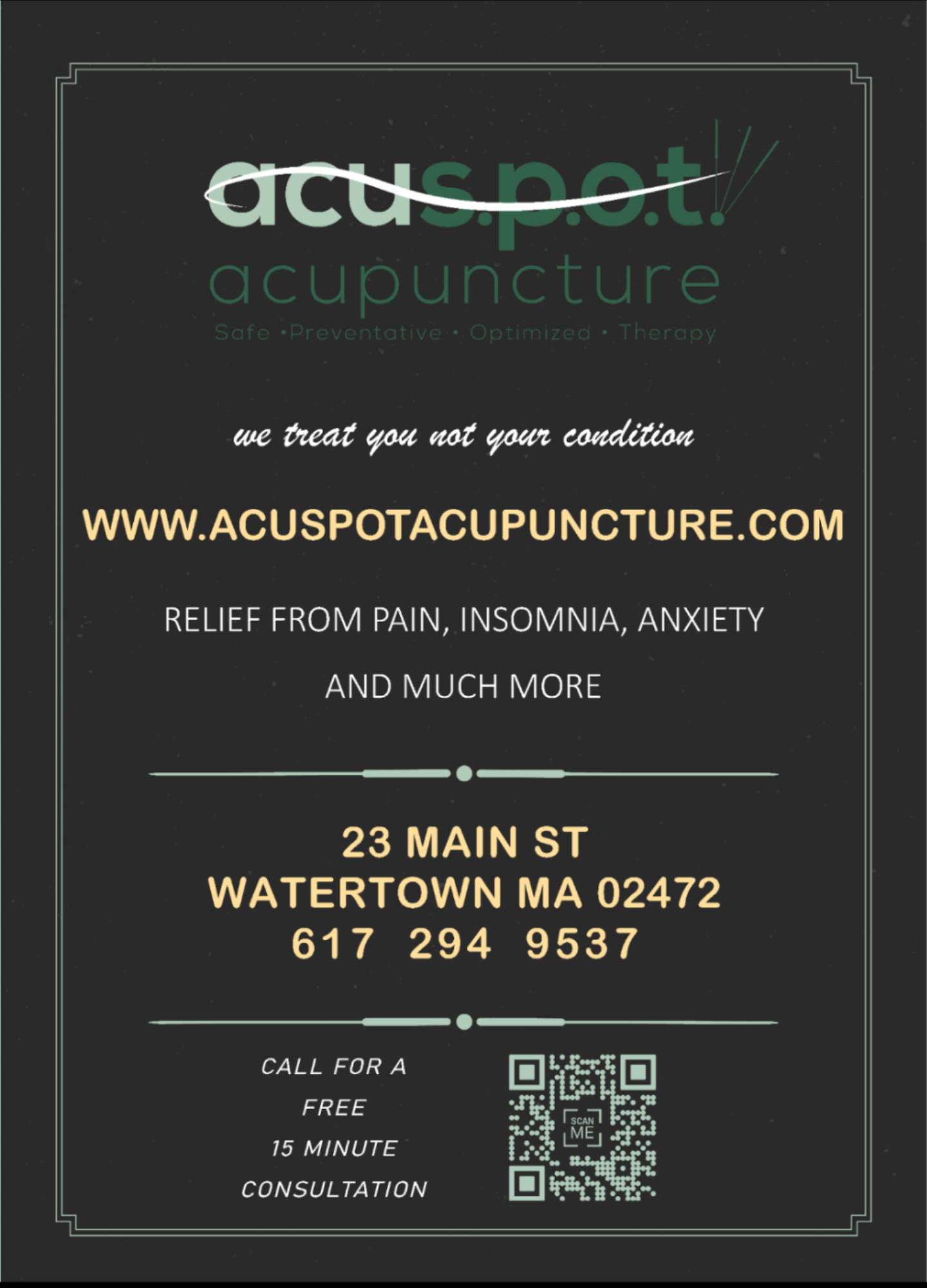 acuSPOT acupuncture