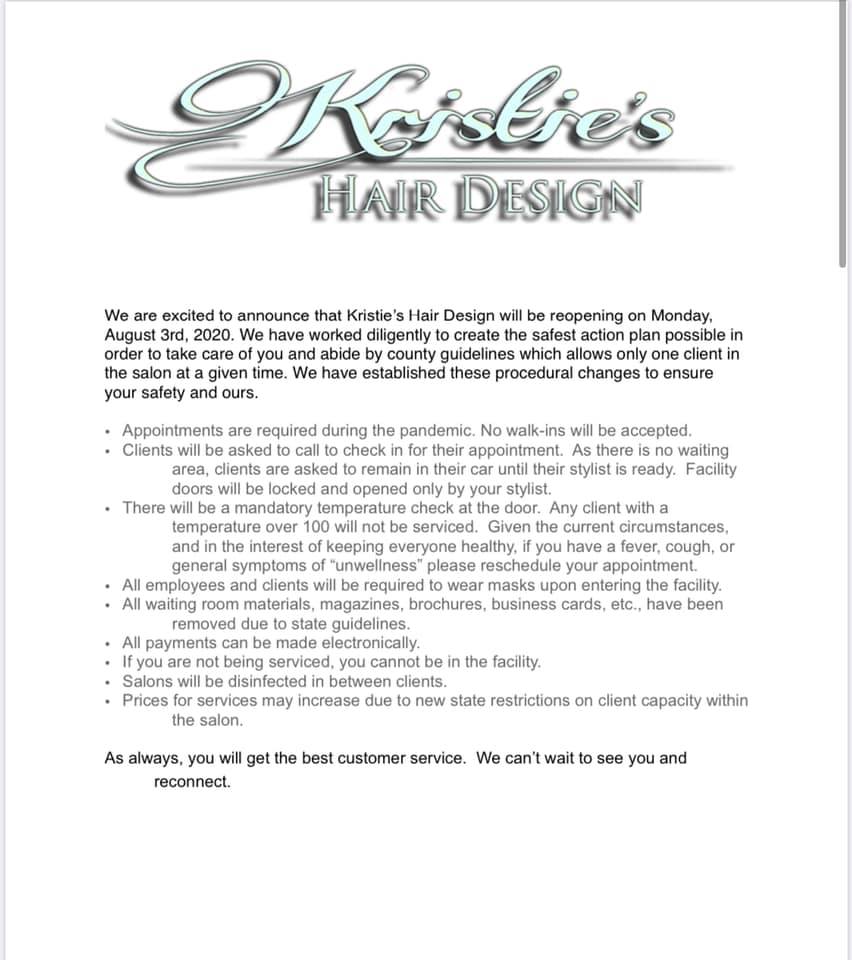 Kristie's Hair Design LLC