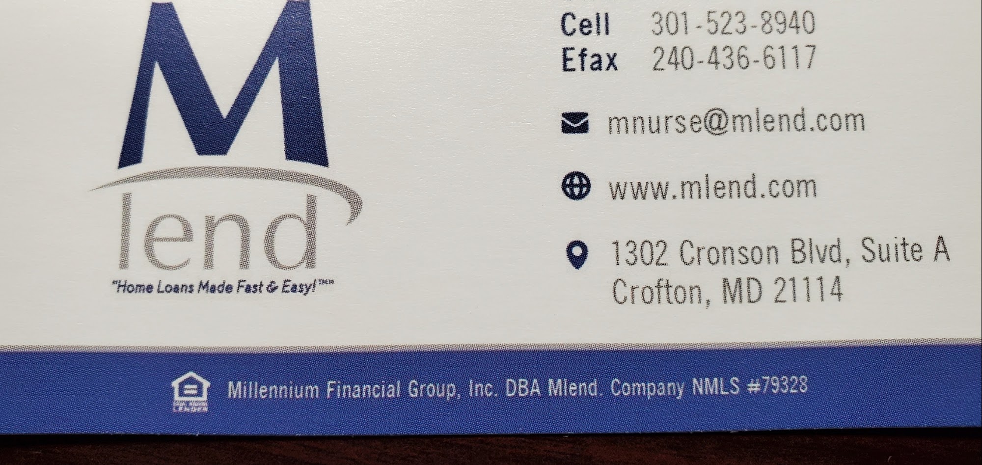 Mlend - Millennium Financial Group, Inc.