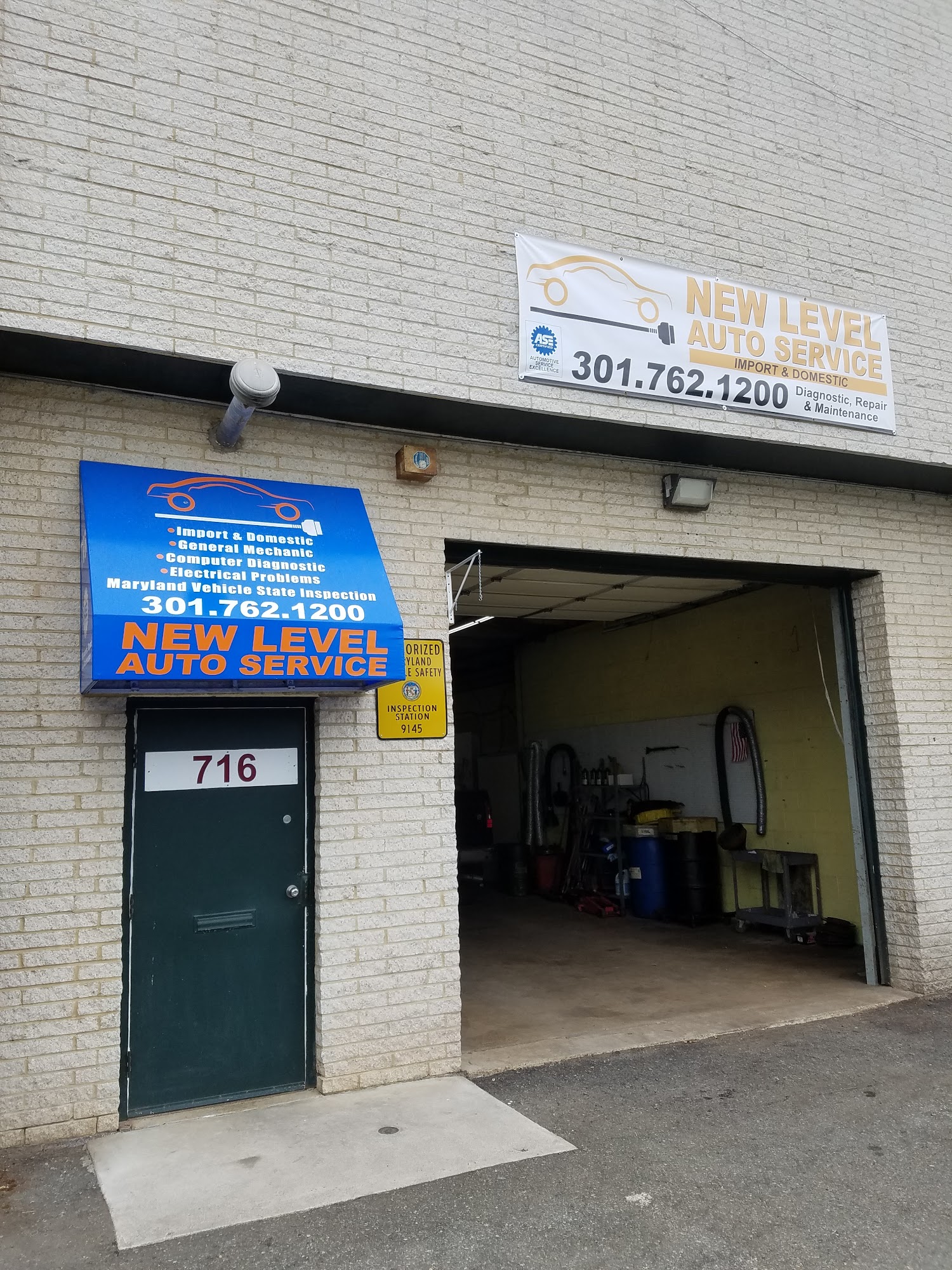 New Level Auto Service LLC | Maryland State Inspection | Brake Repair | Oil Change | Auto Repair | Honda | Toyota | BMW