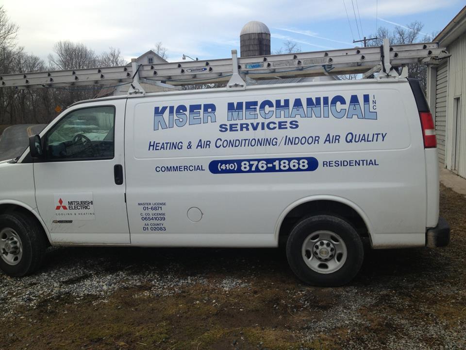 Kiser Mechanical Services 1535 Crouse Mill Rd, Taneytown Maryland 21787