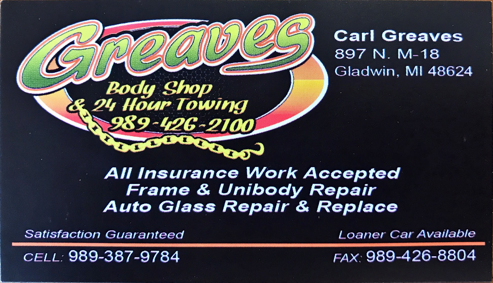 Greaves Body Shop & Towing Inc.