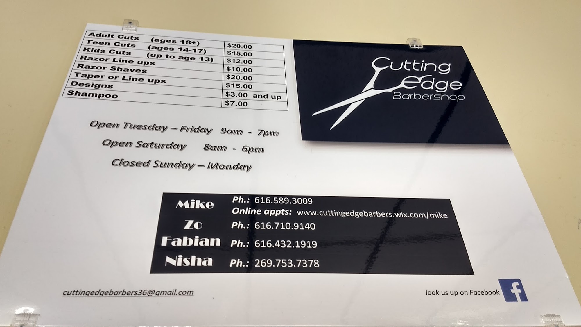 Cutting Edge Barbershop and Salon
