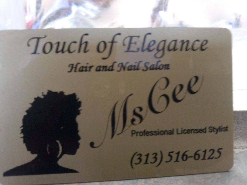 Touch Of Elegance Hair Salon Located in Salon Plaza, 9375 Telegraph Rd #203, Redford Charter Michigan 48239