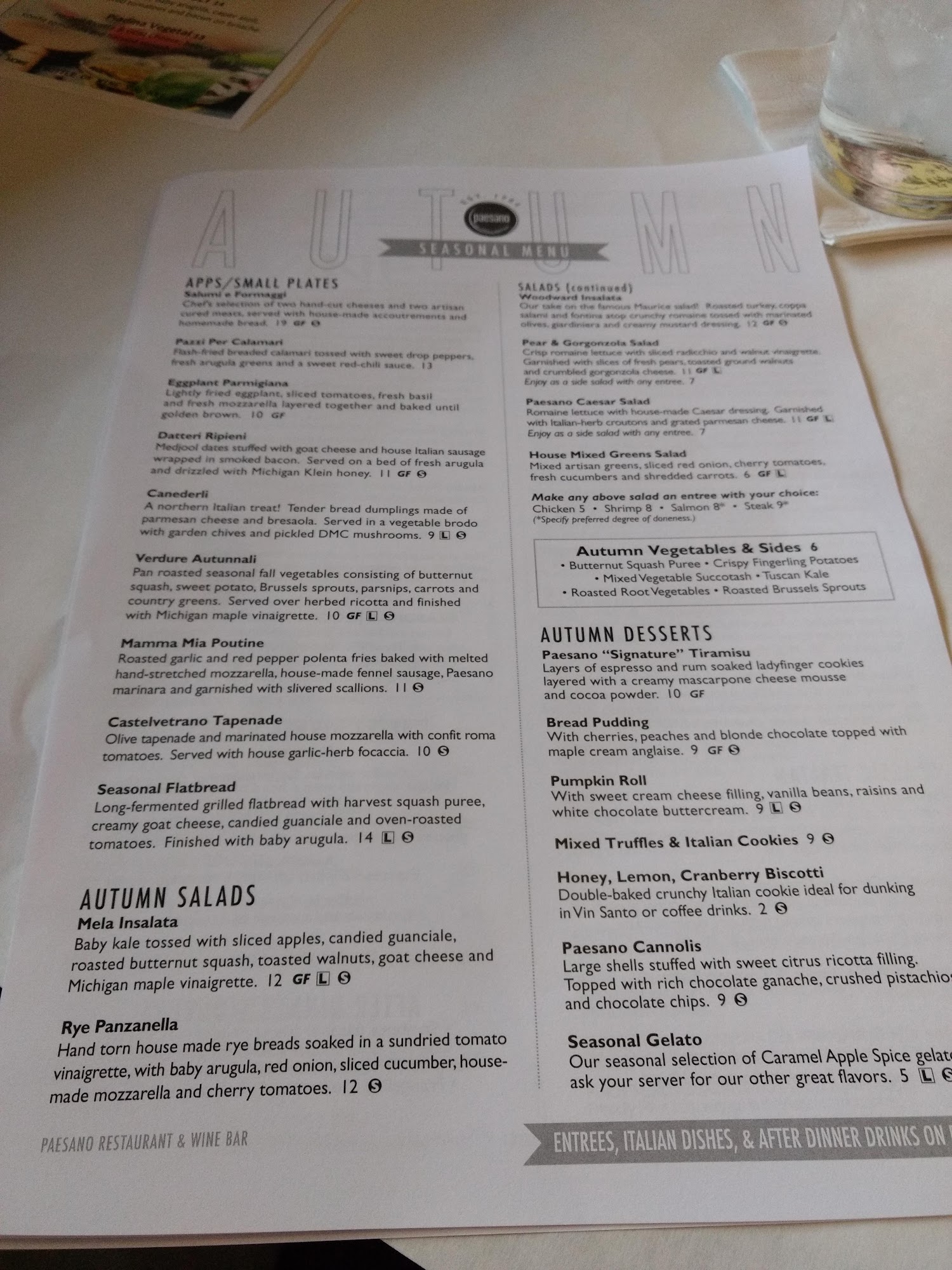 Cold Stone Creamery Menu