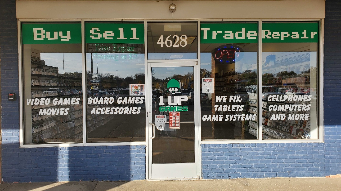 1UP Games and Repairs