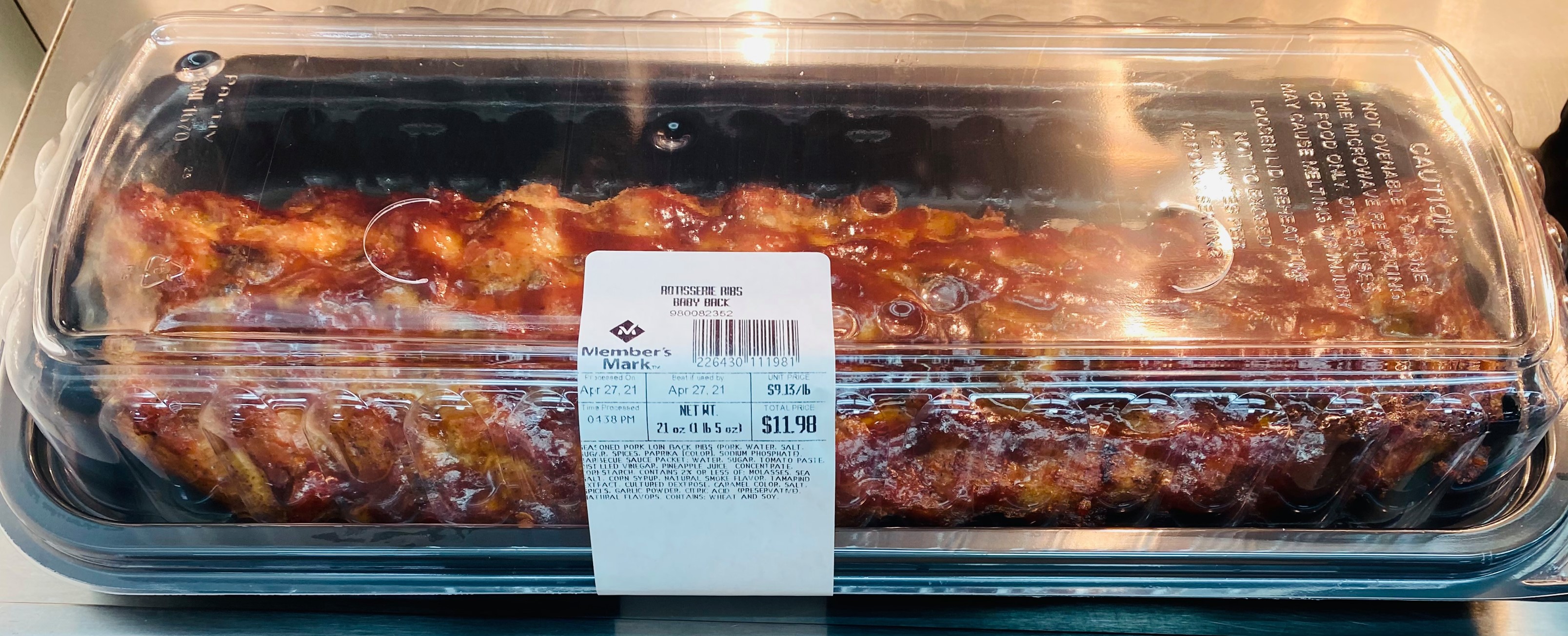 Sam's Club Cafe Menu