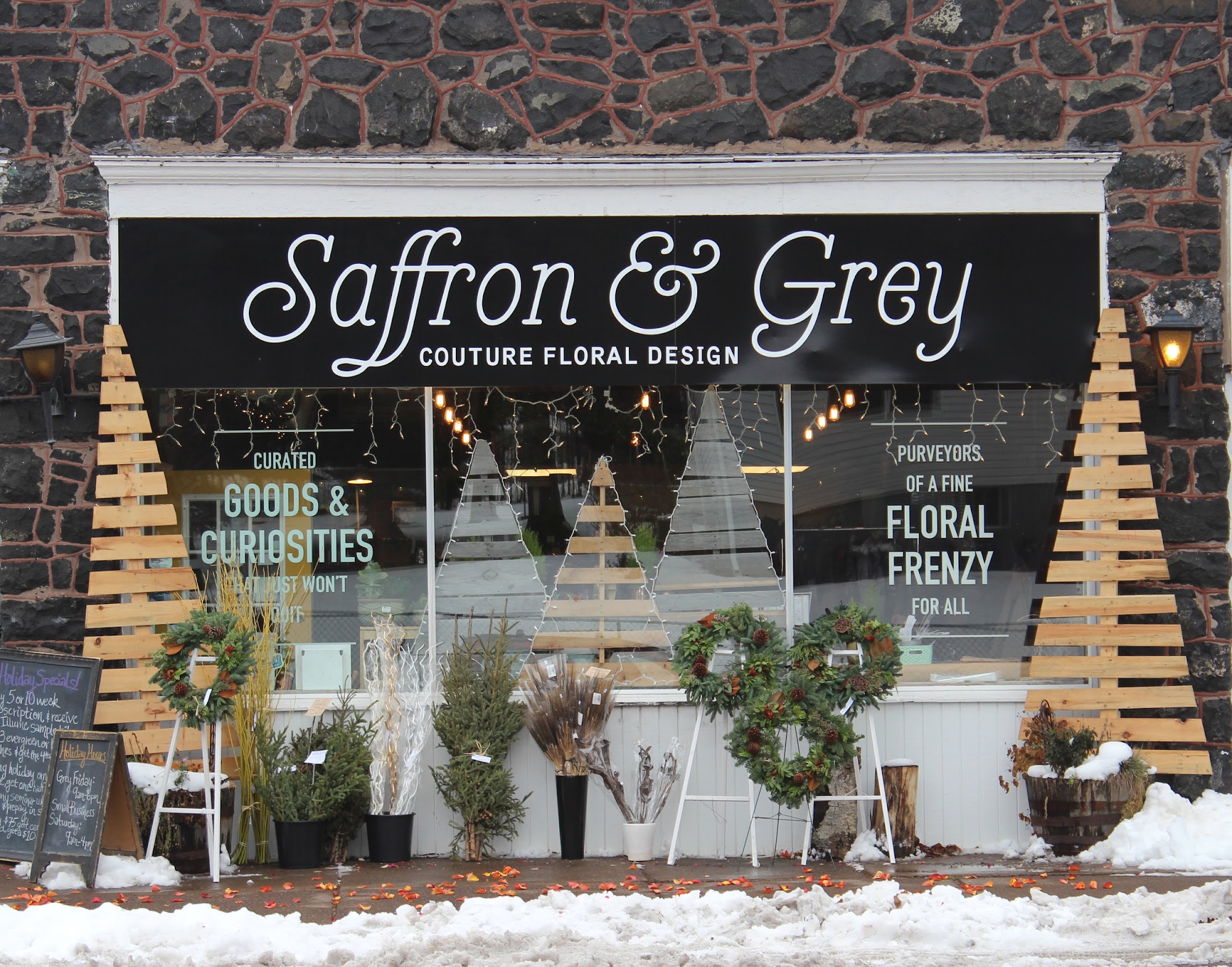 Saffron & Grey Couture Floral Design