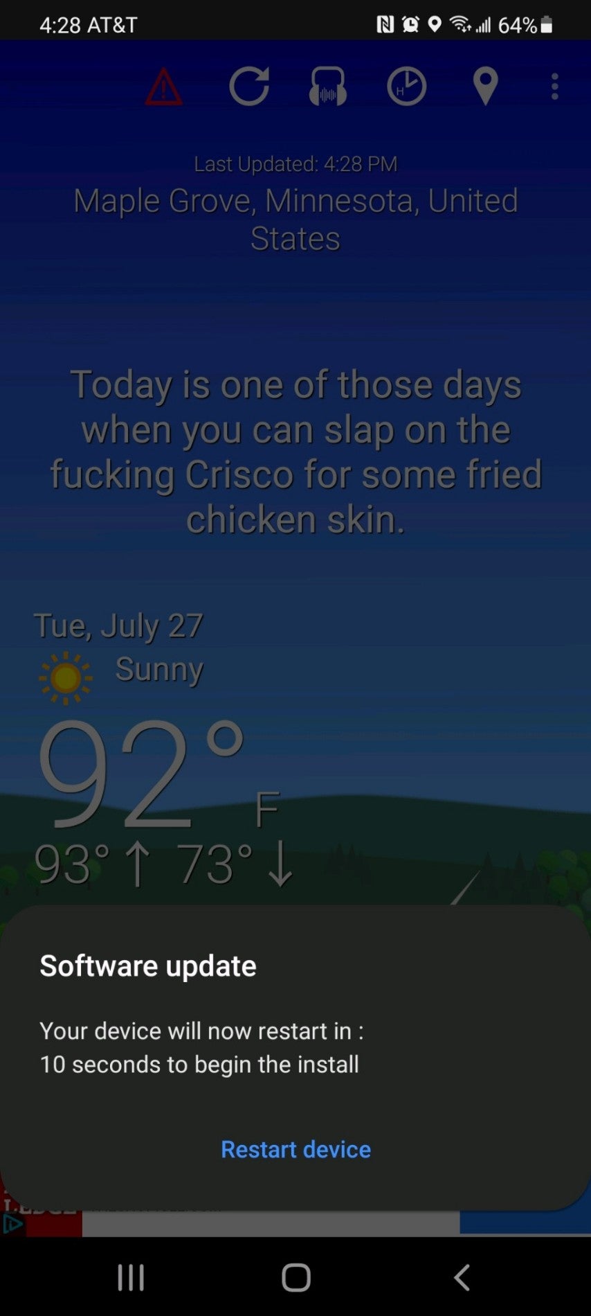 Hy-Vee Market Grille Menu