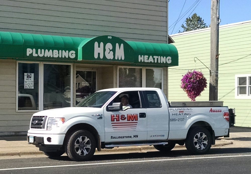 H & M Plumbing & Heating Inc 110 Main St, Rollingstone Minnesota 55969