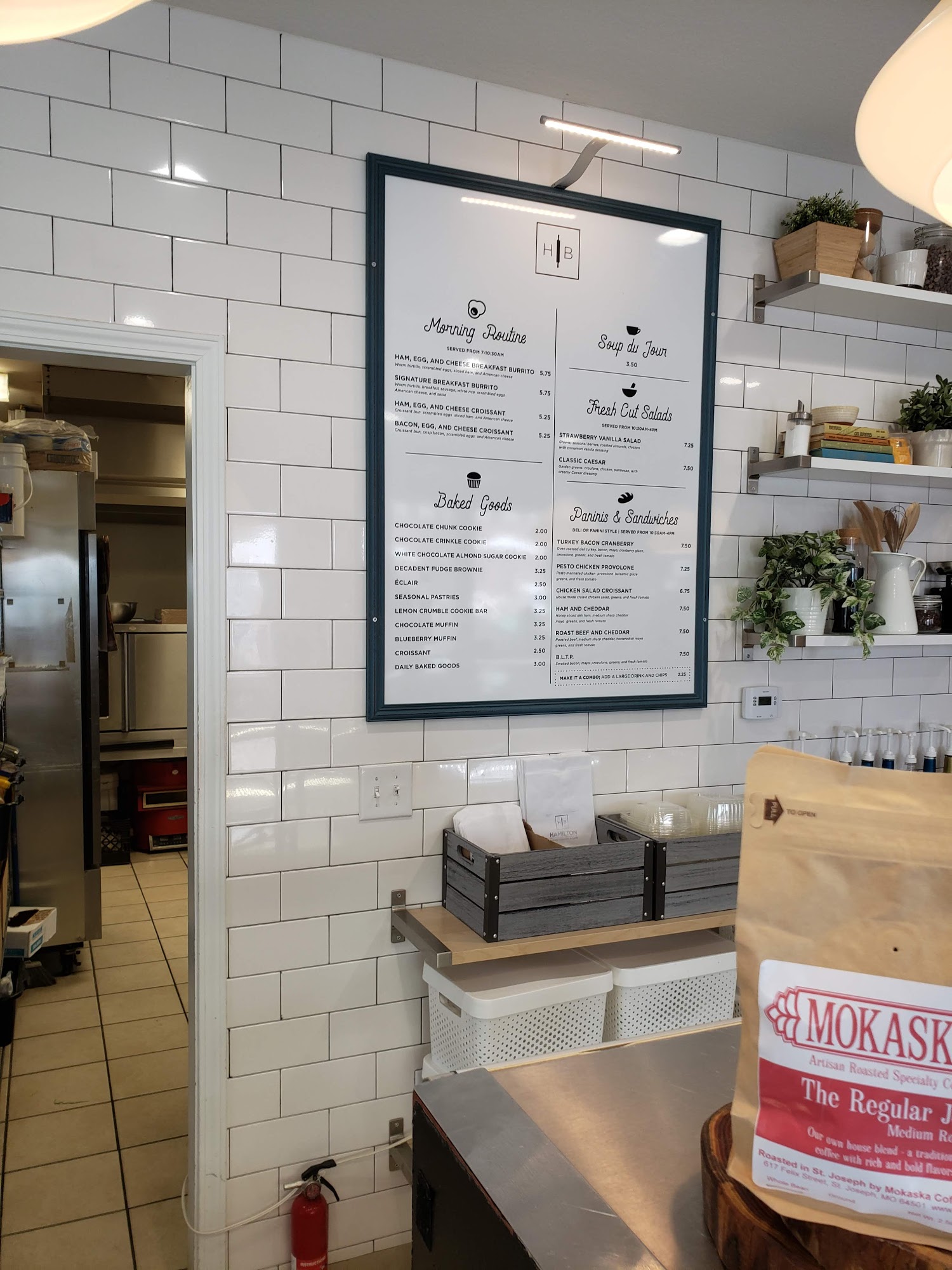 Hamilton Baking Company & Cafe Menu